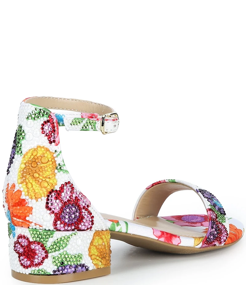 Betsey Johnson Girls' Mari Floral Print Sandals (Youth)