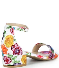 Betsey Johnson Girls' Mari Floral Print Sandals (Youth)
