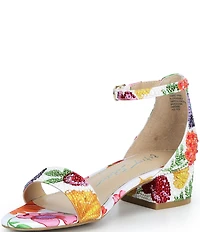 Betsey Johnson Girls' Mari Floral Print Sandals (Youth)