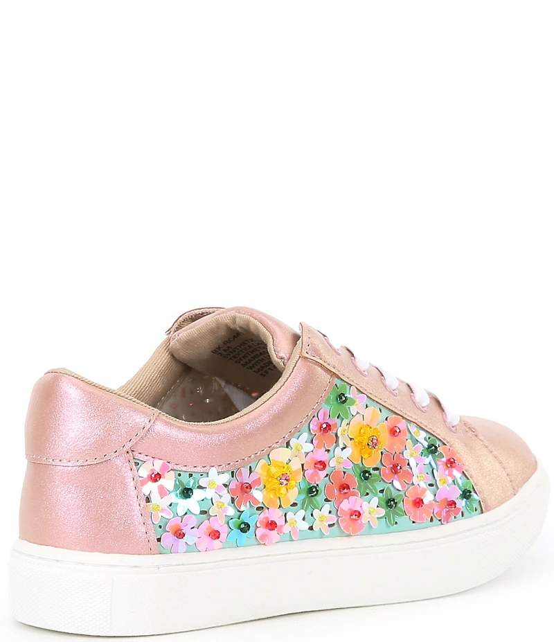 Betsey Johnson Girls' Romy Floral Sequin Sneakers (Youth)