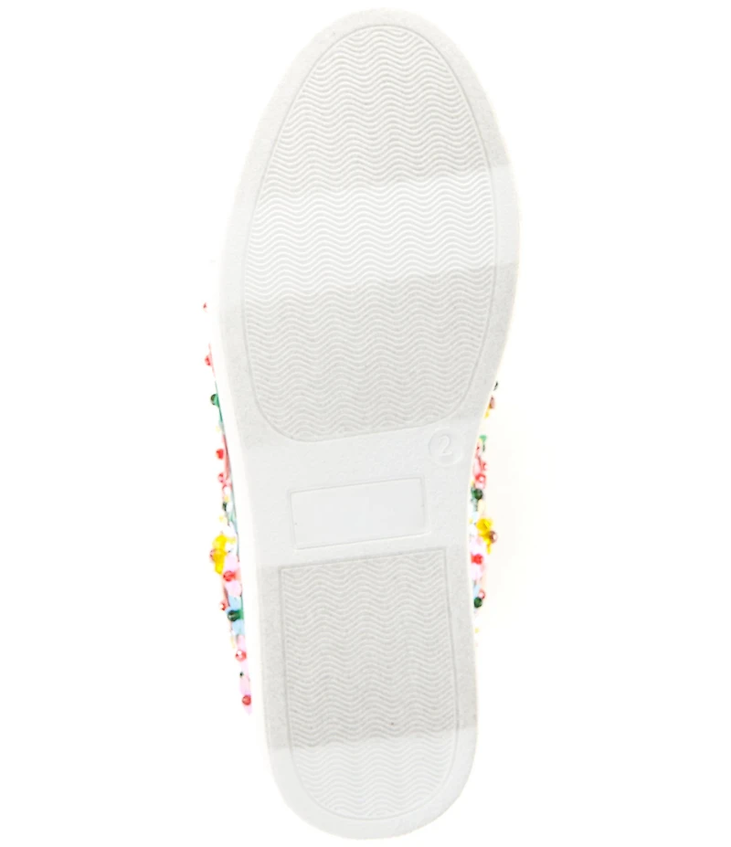 Betsey Johnson Girls' Romy Floral Sequin Sneakers (Youth)