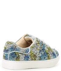Betsey Johnson Girls' Sidny Floral Rhinestone Sneakers (Youth)