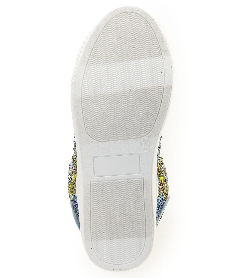 Betsey Johnson Girls' Sidny Floral Rhinestone Sneakers (Youth)