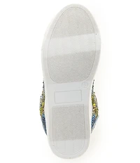 Betsey Johnson Girls' Sidny Floral Rhinestone Sneakers (Youth)