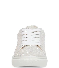 Betsey Johnson Girls' Sidny Pearl Embellished Family Matching Sneakers (Youth)