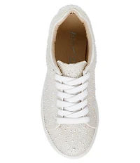 Betsey Johnson Girls' Sidny Pearl Embellished Family Matching Sneakers (Youth)