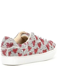 Betsey Johnson Girls' Sidny Heart Print Sneakers (Youth)