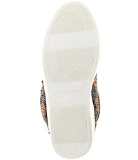 Betsey Johnson Girls' Sidny Pumpkin Print Rhinestone Embellished Sneakers (Youth)