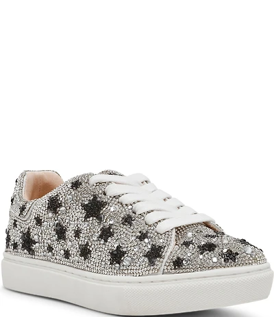 Betsey Johnson Girl's Sidny Star Rhinestone Embellished Sneakers (Youth)