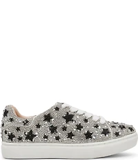 Betsey Johnson Girl's Sidny Star Rhinestone Embellished Sneakers (Youth)