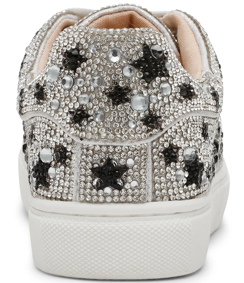 Betsey Johnson Girl's Sidny Star Rhinestone Embellished Sneakers (Youth)