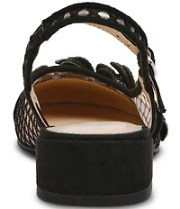 Betsey Johnson Girls' Sofya Floral Ornamented Slingback Pumps (Youth)