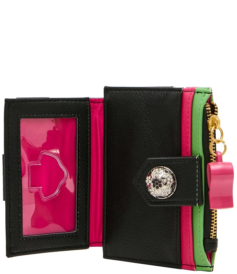 Betsey Johnson Goal Getter Soccer Charm Wallet