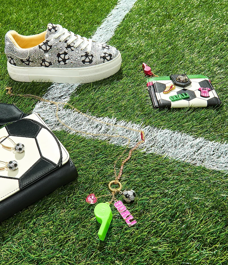 Betsey Johnson Goal Getter Soccer Charm Wallet