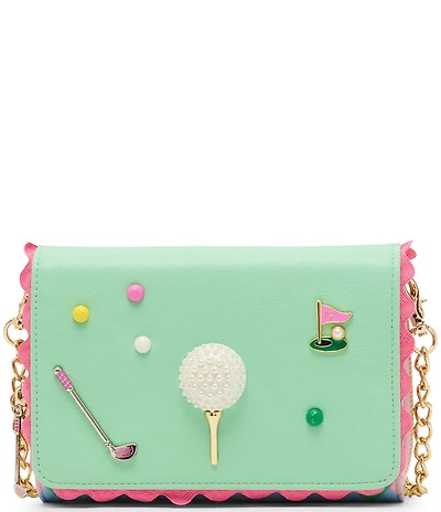 Betsey Johnson Gone Clubbing Wallet Crossbody Bag
