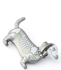 Betsey Johnson Halloween Skeleton Dachshund Brooch