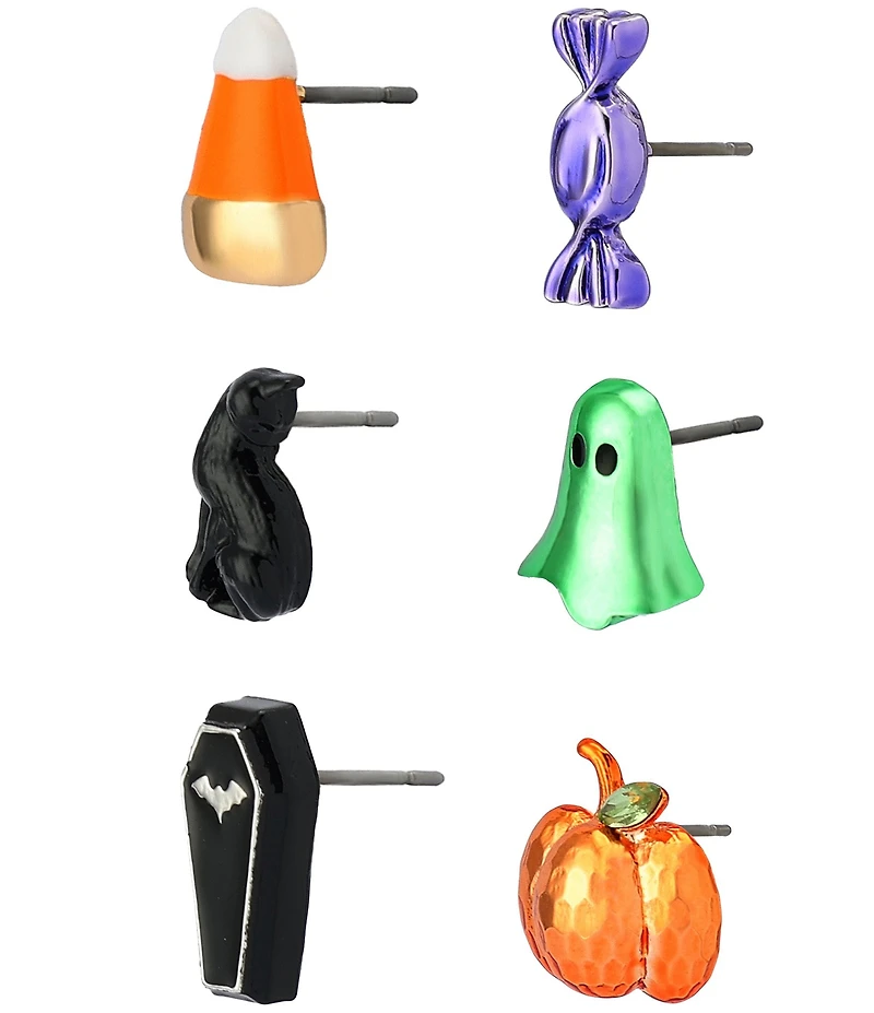 Betsey Johnson Halloween Spooky Stud Earring Set