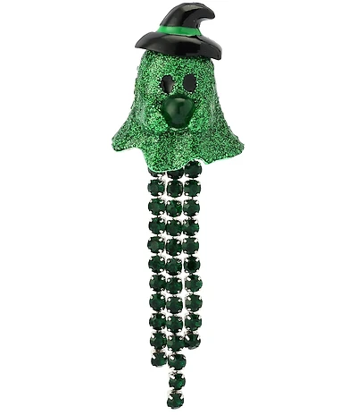 Betsey Johnson Halloween Witch Ghost Fringe Brooch