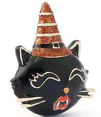 Betsey Johnson Halloween Witchy Cat Brooch