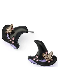 Betsey Johnson Halloween Witchy Stud Earrings