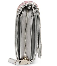 Betsey Johnson Heart Rhinestone Novelty Clutch