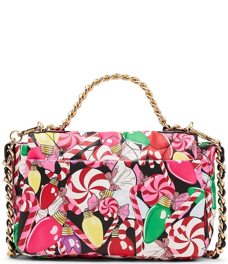 Betsey Johnson Holiday Blow Out Satchel Bag