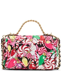 Betsey Johnson Holiday Blow Out Satchel Bag