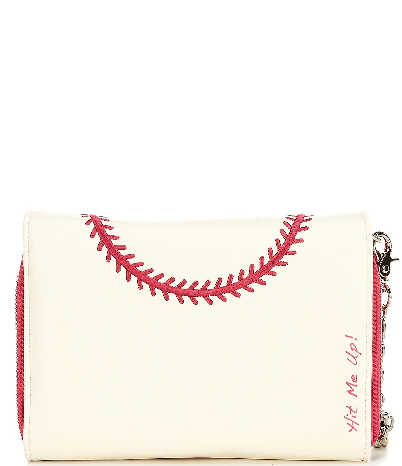 Betsey Johnson Home Run Wallet Clutch