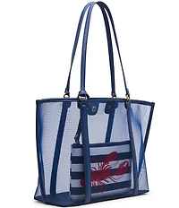 Betsey Johnson Hotter Than Butter Mesh Tote Bag