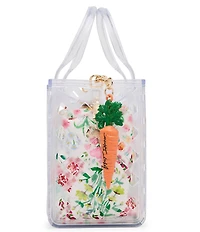 Betsey Johnson Jammin Pouch and Clear Satchel Handle Bag