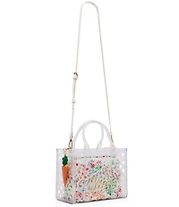 Betsey Johnson Jammin Pouch and Clear Satchel Handle Bag