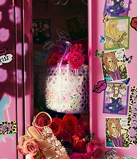 Betsey Johnson Jammin Pouch and Clear Satchel Handle Bag