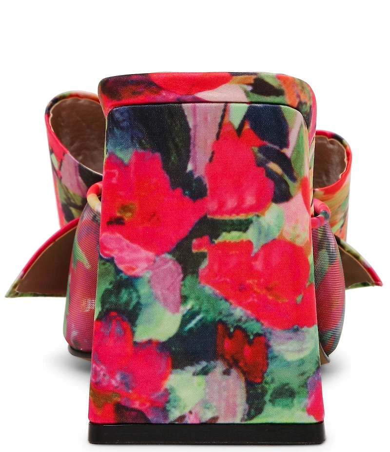 Betsey Johnson Jordn Oversized Bow Pearl Embellished Dress Slide Sandals