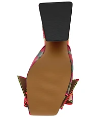 Betsey Johnson Jordn Oversized Bow Pearl Embellished Dress Slide Sandals