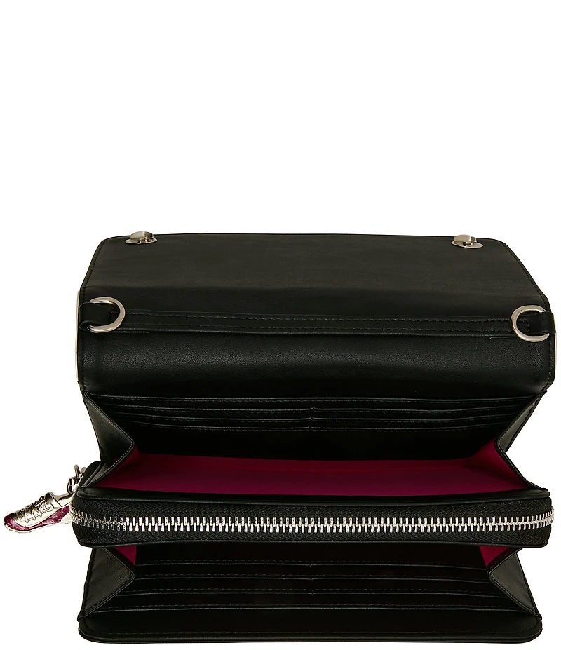 Betsey Johnson Kickin It Wallet On a Chain
