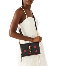 Betsey Johnson Kisses Novelty Wallet Crossbody Bag