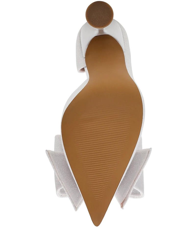 Betsey Johnson Kyliee Oversized Bow and Pearl Ornament Detail Pumps