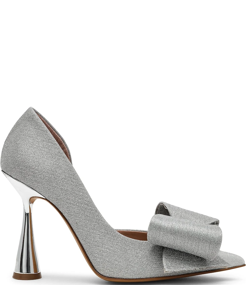 Betsey Johnson Kyliee Oversized Bow and Pearl Ornament Detail Pumps