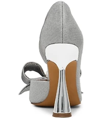 Betsey Johnson Kyliee Oversized Bow and Pearl Ornament Detail Pumps