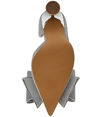 Betsey Johnson Kyliee Oversized Bow and Pearl Ornament Detail Pumps