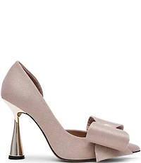 Betsey Johnson Kyliee Oversized Bow and Pearl Ornament Detail Pumps