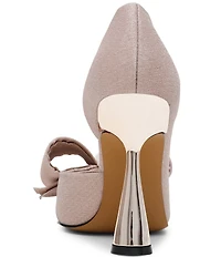 Betsey Johnson Kyliee Oversized Bow and Pearl Ornament Detail Pumps