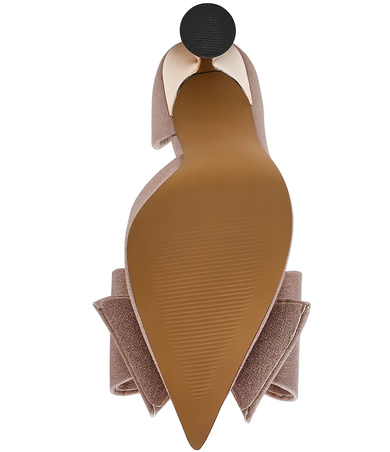 Betsey Johnson Kyliee Oversized Bow and Pearl Ornament Detail Pumps