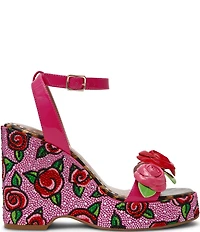 Betsey Johnson Lizzete Rhinestone Wedge Dress Sandals