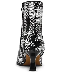 Betsey Johnson Louisa Plaid Embellished Kitten Heel Booties