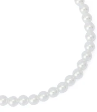 Betsey Johnson Love Spell Pearl & Bow Choker Necklace Set