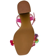 Betsey Johnson Masen Beaded Fish Embellished Dress Sandals