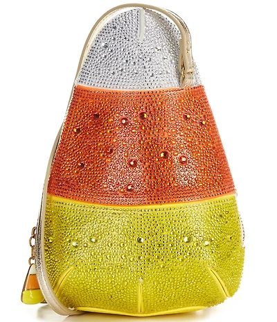 Betsey Johnson Me So Corny Rhinestoned Crossbody Bag