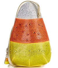 Betsey Johnson Me So Corny Rhinestoned Crossbody Bag