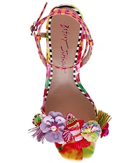 Betsey Johnson Merrily Beaded Fish Ornament Dress Sandals